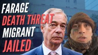 Migrant Who Threatened to Kill Farage Jailed for Five Years