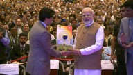 Prime Minister Narendra Modi inaugurates India Mobile Congress 2025