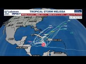Weather Impact Live: Tracking Tropical Storm Melissa, plus the Tampa Bay