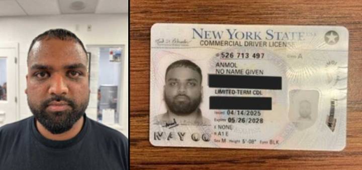 Undocumented Immigrant Drove 18-Wheeler Using New York License Issued To ‘No Name’: ICE
