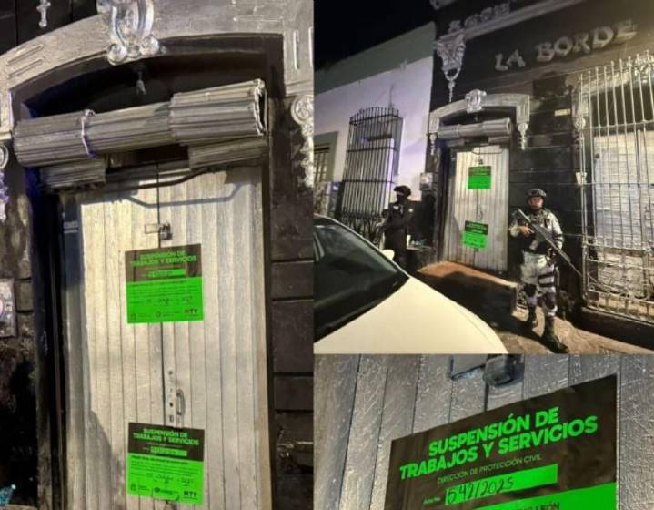 Operativo en Monterrey deja ocho detenidos y cuatro bares clausurados