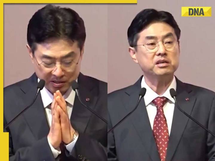 LG Electronics India MD Hong Ju Jeon's speech in Hindi on listing day goes viral