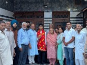 MLA Dr. Manyal felicitates Gold Medalist Aryush Choudhary