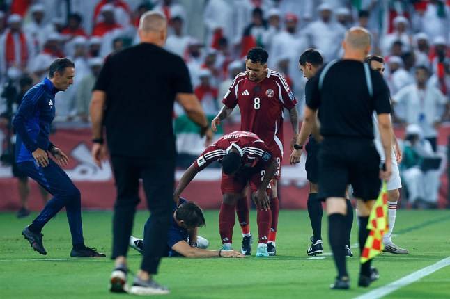 Ex-Premier League manager painfully flattened by own player then shows off dance skills