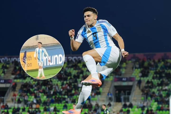 “Estaban silbando mucho”: el polémico gesto del goleador de Argentina al público chileno en el Mundial Sub 20