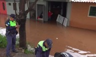 Derrumbes y calles anegadas dejan lluvias nuevamente en la capital hondureña
