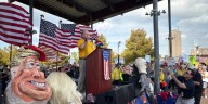 Former Senator Doug Jones makes surprise appearance at No Kings protest