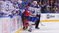 Sabres take first lead of the season on shot off glass