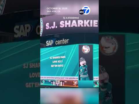 San Jose Sharks apologize for fan's video board message about ICE