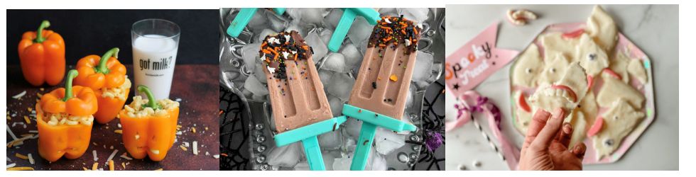 Tres recetas de Halloween con Leche de Florida