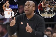 Knicks deliver promising first sign in season with high hopes