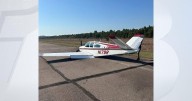 Small plane lands with landing gear up at Black River Falls airport