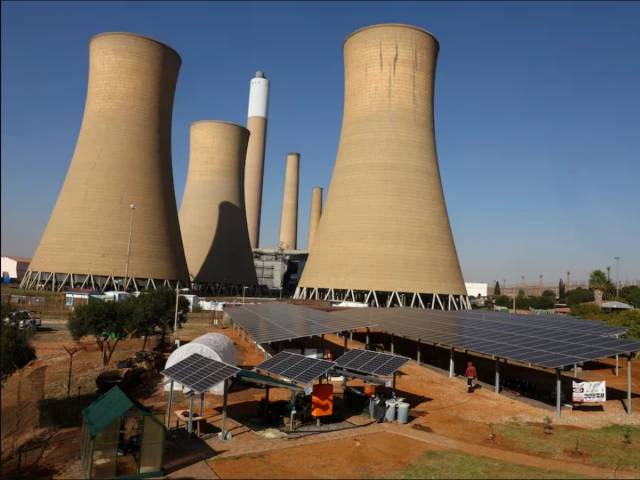 In South Africa's coal heartland, a small solar city emerges