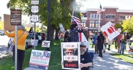 Another 'No Kings' rally against Trump administration policies staged in downtown Logan