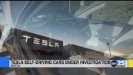 Tesla self-driving cars under investigation