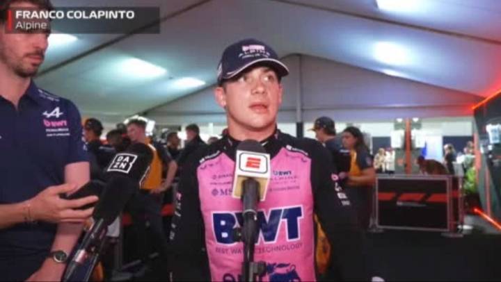 Franco Colapinto: “No tengo el feeling con el auto y es muy impredecible”