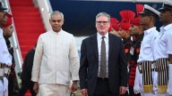 UK Prime Minister Keir Starmer arrives in Mumbai