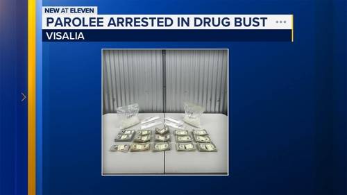 Man on parole for manslaughter arrested in Visalia drug bust