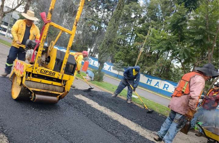 REPARA EL GOBIERNO DE TOLUCA MÁS DE 22 MIL BACHES EN PRIMERA ETAPA