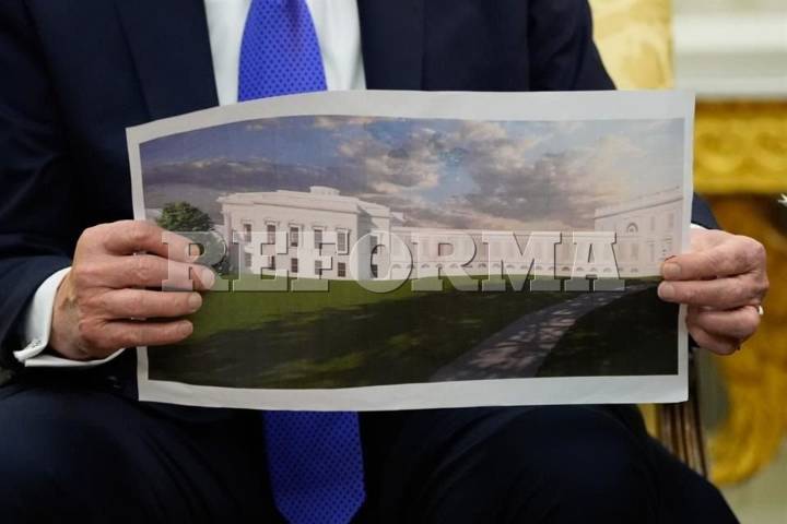 Confirma Trump demolición total  de ala este de Casa Blanca