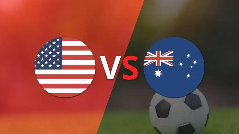 Amistoso internacional: Estados Unidos y Australia juegan un duelo amistoso