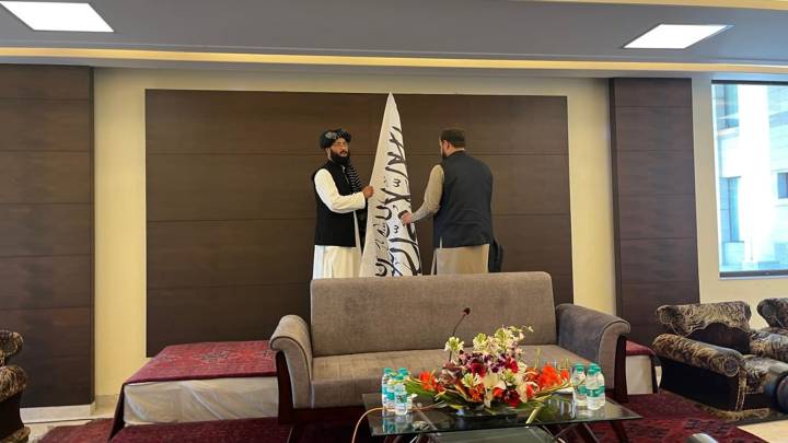 Taliban stamp their presence at Embassy with flag, old Afghan staffers fear reprisals