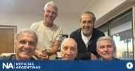 Un grupo de campeones del Mundo de 1986 fue a visitar a Carlos Bilardo