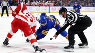 Detroit Red Wings cut deep by Buffalo Sabres, rookie goalie in 4