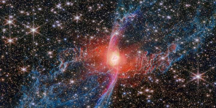 Descubren estructuras jamás vistas en la Nebulosa de la Araña Roja gracias a una imagen única del Webb