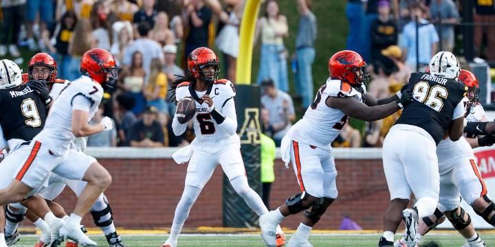 App State’s goalline stand preserves 27-23 win over Oregon State