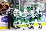 UND delivers rivalry win over Minnesota for raucous crowd