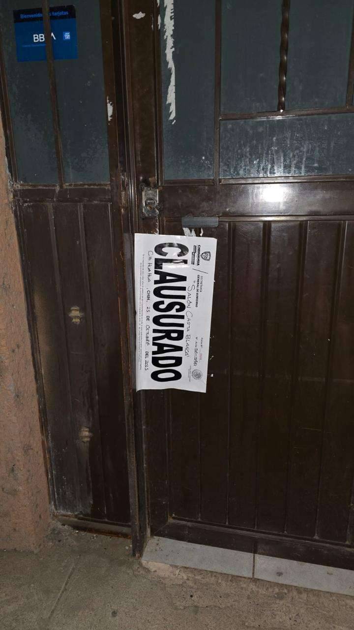 Clausuran ocho establecimientos con venta de licor el fin de semana