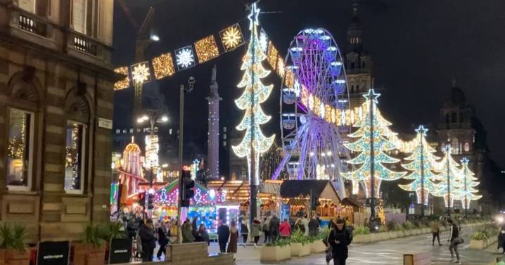 Where Glasgow's Christmas lights will be this year with George Square closed until 2026
