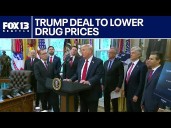 Trump announces deal to lower drug prices
