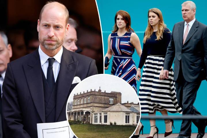 Prince William threatened to strip Beatrice, Eugenie titles if Prince Andrew didn't leave Royal Lodge