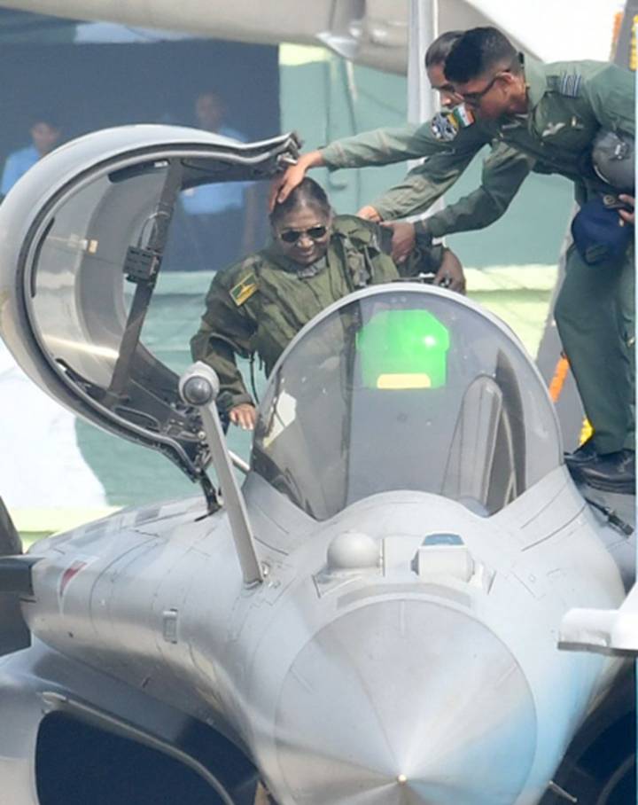 President Murmu creates history with Rafale sortie
