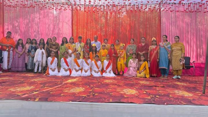 Dasehra celebrations at RK International School, Nabahi