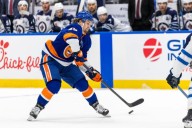 Islanders happy with Max Shabanov's progress