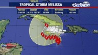 Tropical Storm Melissa expected to begin intensifying as it takes aim at Jamaica