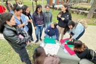 BUENA ACCIÓN! Estudiantes y docentes del NEA salen a promocionar la salud mental
