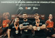 El club Berserkers, subcampeón de España de powerlifting tras lograr tres títulos individuales