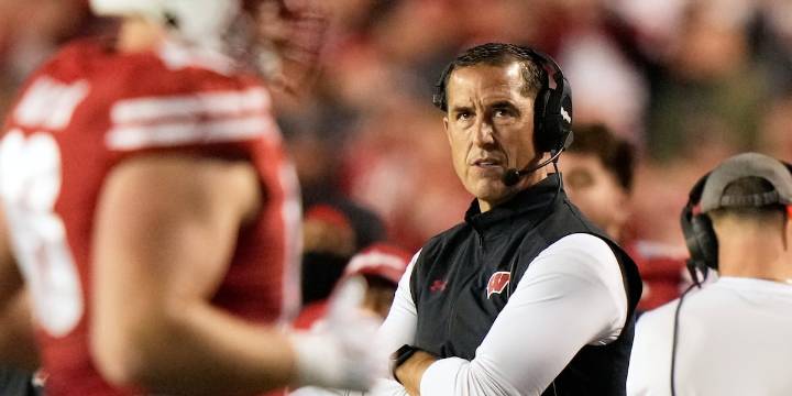 Wisconsin coach Luke Fickell says he hasn’t been told whether he will be back next season