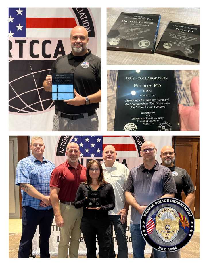 Peoria Police Real Time Crime Center honored with national awards