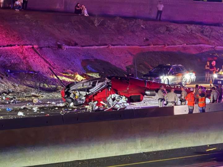 Medical helicopter crashes onto highway in Sacramento, critically injuring 3