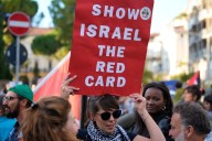 “Tarjeta roja” a Israel: pierde ante Italia en medio de protestas contra genocidio en Gaza