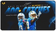Chargers Wide Receiver Keenan Allen Joins Exclusive 400