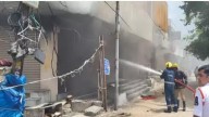 Six Shops Gutted in Fire at Secunderabad