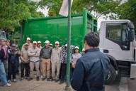 Tartagal sumó tres nuevos camiones compactadores para modernizar el servicio de recolección de residuos