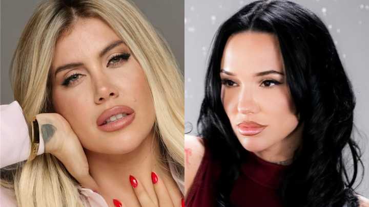 Wanda Nara presumió el regalo que le envió La Joaqui y sorprendió con un picante mensaje