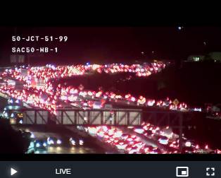 CHP investigates helicopter crash causing traffic delays on Highway 50, injuries reported